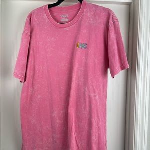 Vans graphic T-shirt, pink, size L